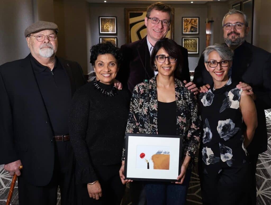 Robert Russell, Malie Russell, Terry Anderson, Yasmin Anderson, Niloufar Moezzi, Nikahang Kowsar